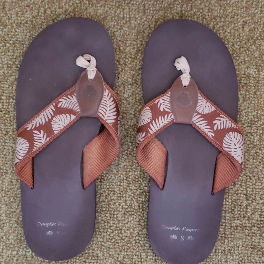 Douglas Paquette flip flops